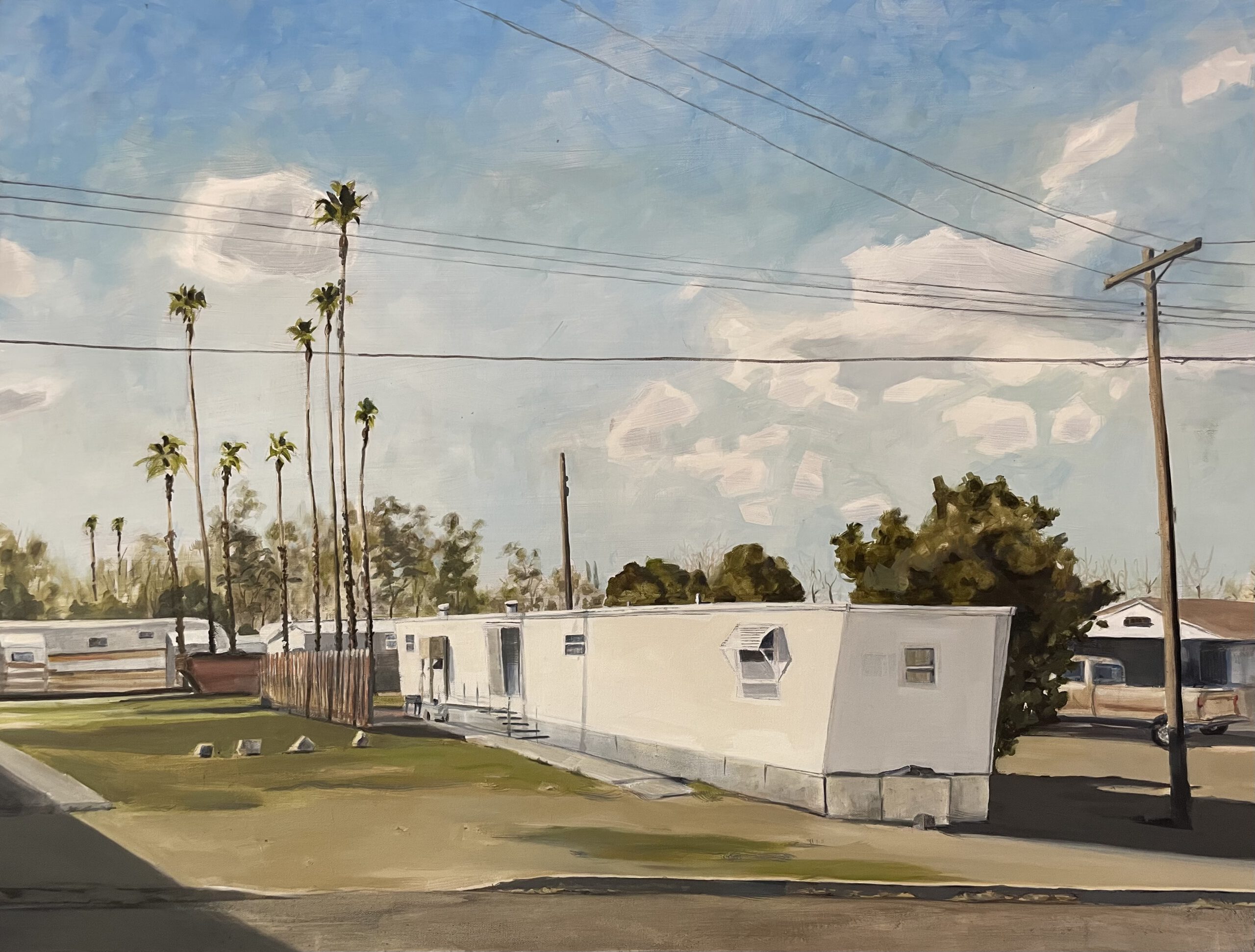 Painting by Rosanna Marmont — Adobe Manor, 2022, oil on canvas