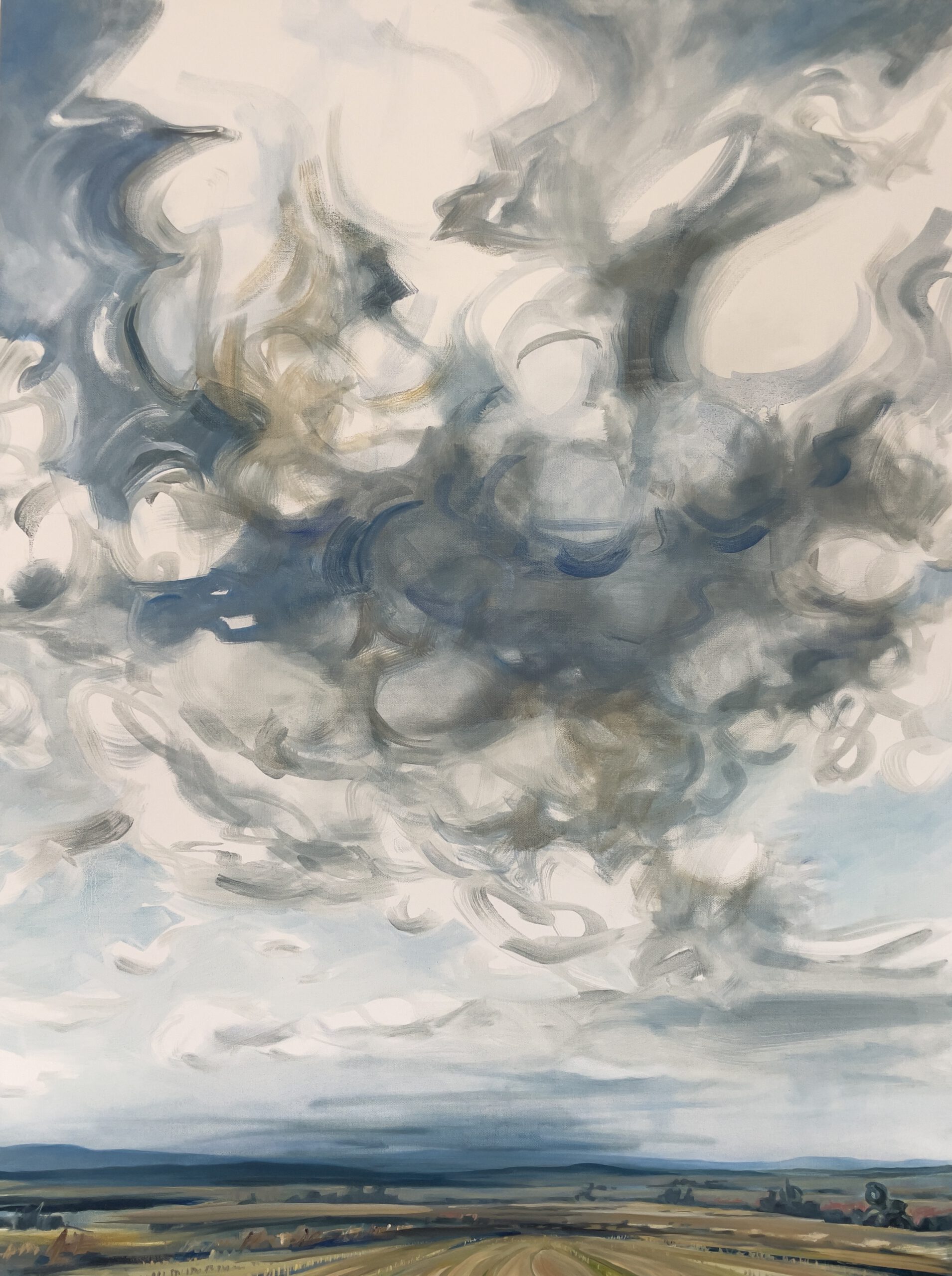 Painting by Rosanna Marmont — After the Snow Melt, 2026, oil on canvas
