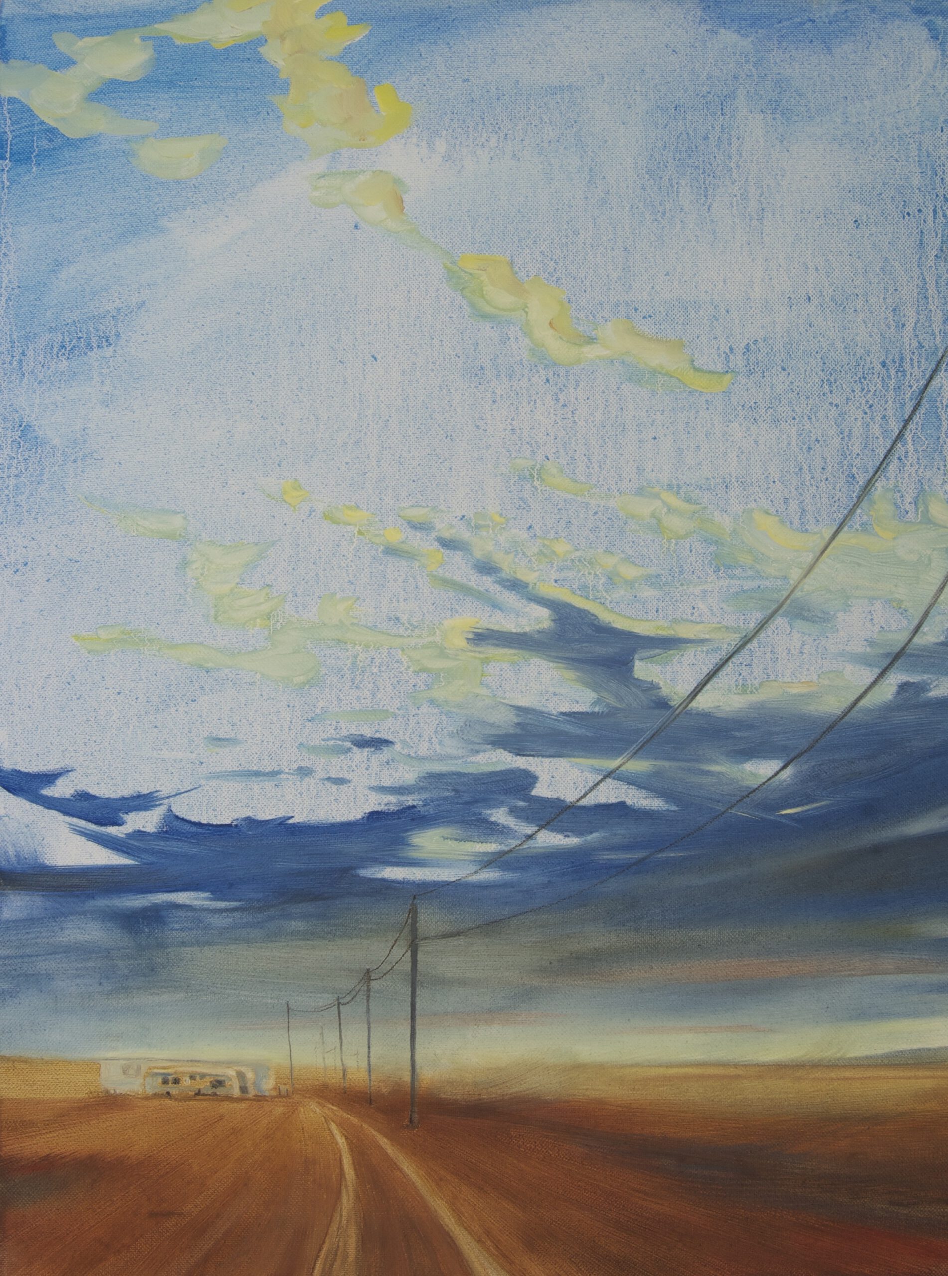 Painting by Rosanna Marmont — American Homestead, 2015, oil on canvas