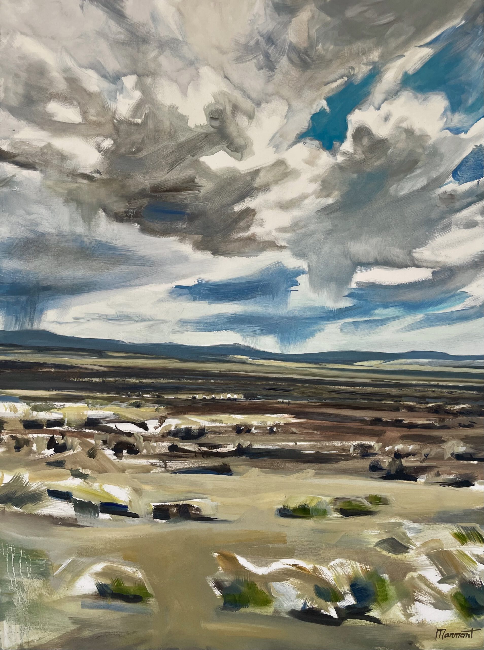 Painting by Rosanna Marmont — Blue Mountains, 2025, oil on canvas