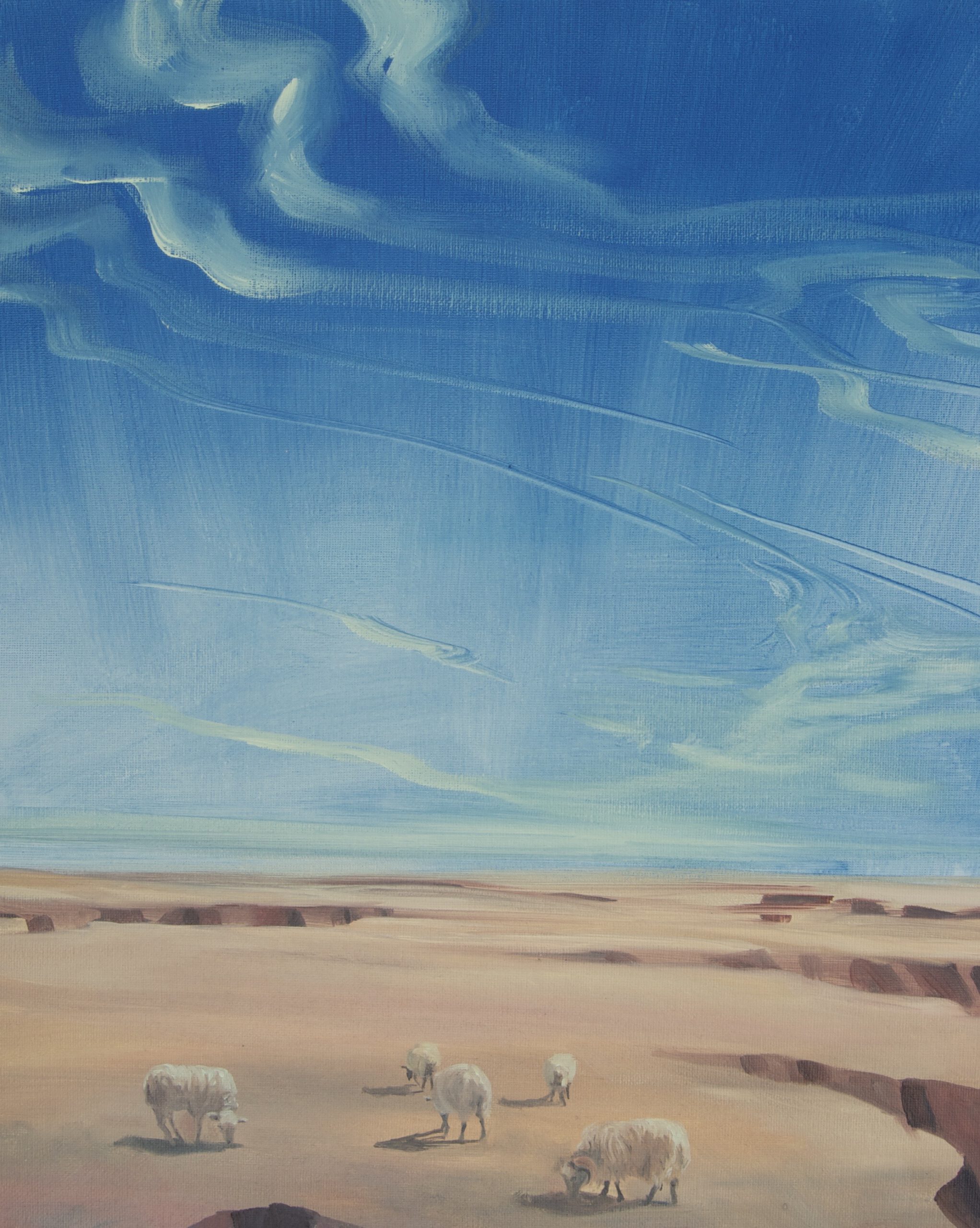Painting by Rosanna Marmont — Canyon de Chelly, 2015, oil on canvas