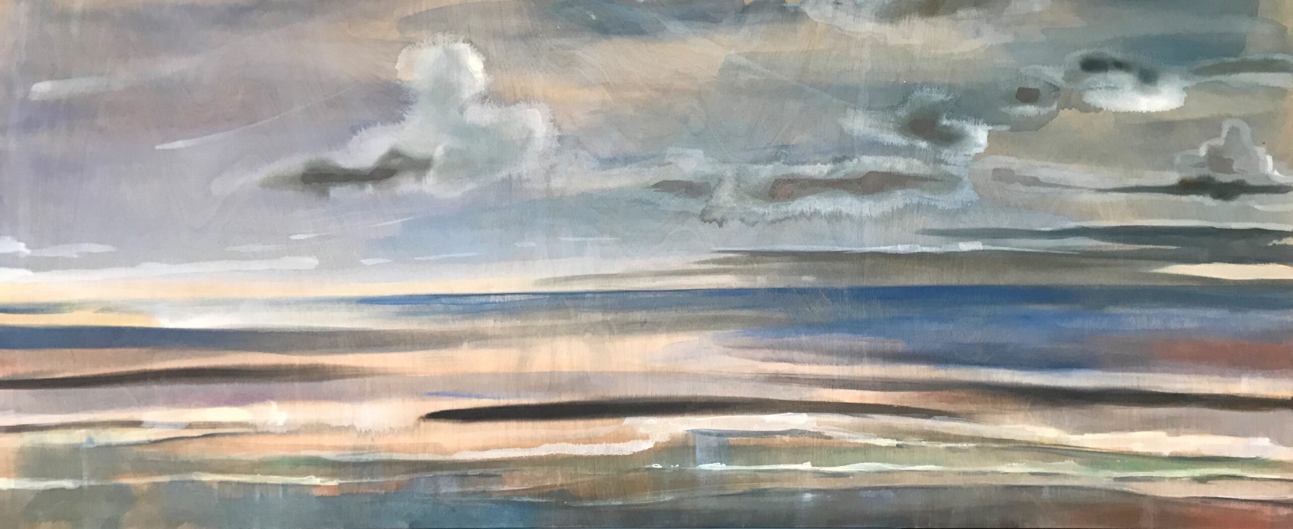 Painting by Rosanna Marmont — Cloud, 2020, oil on maple