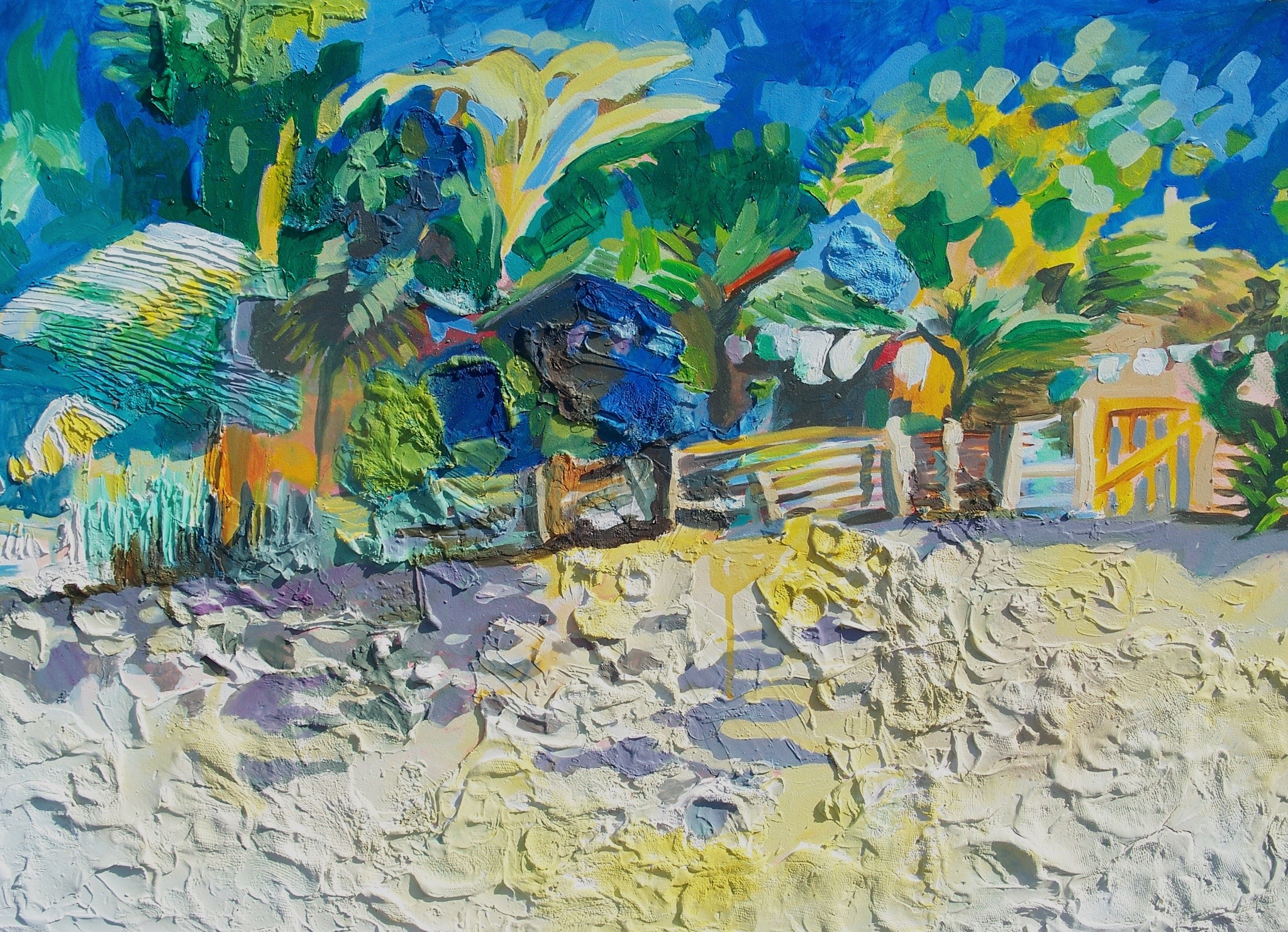 Painting by Rosanna Marmont — Costa Rica, 2008, mixed media