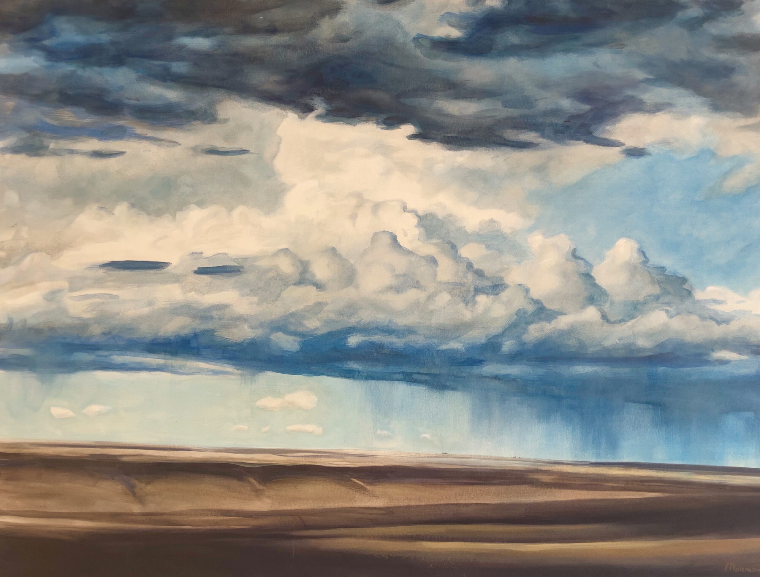 Painting by Rosanna Marmont — Cumulus, 2022, oil on canvas