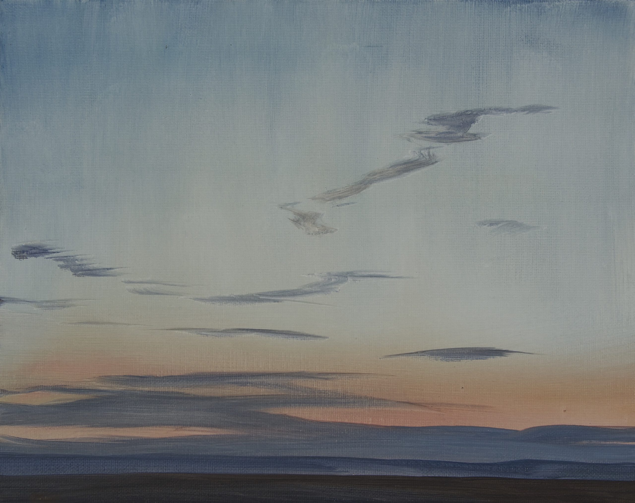 Painting by Rosanna Marmont — Dusk, 2015, oil on canvas