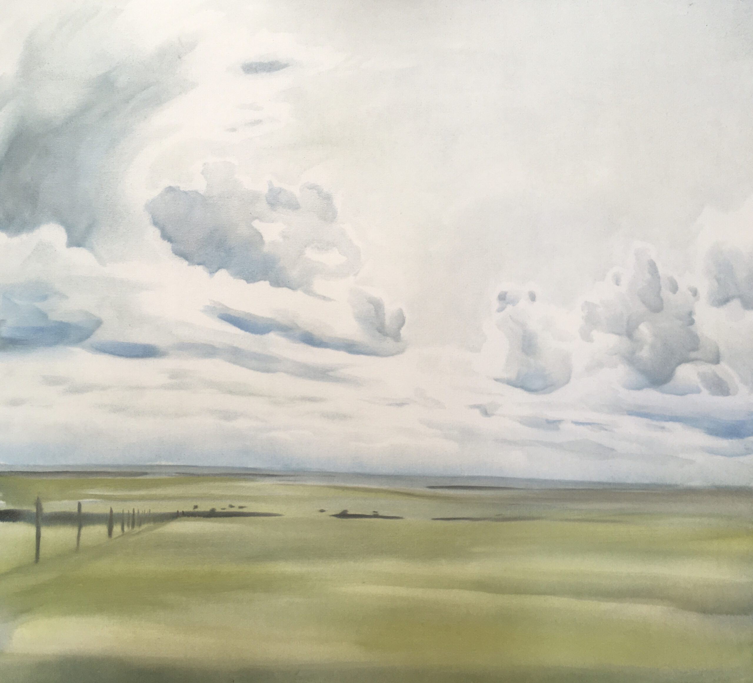 Painting by Rosanna Marmont — Field, 2020, oil on canvas