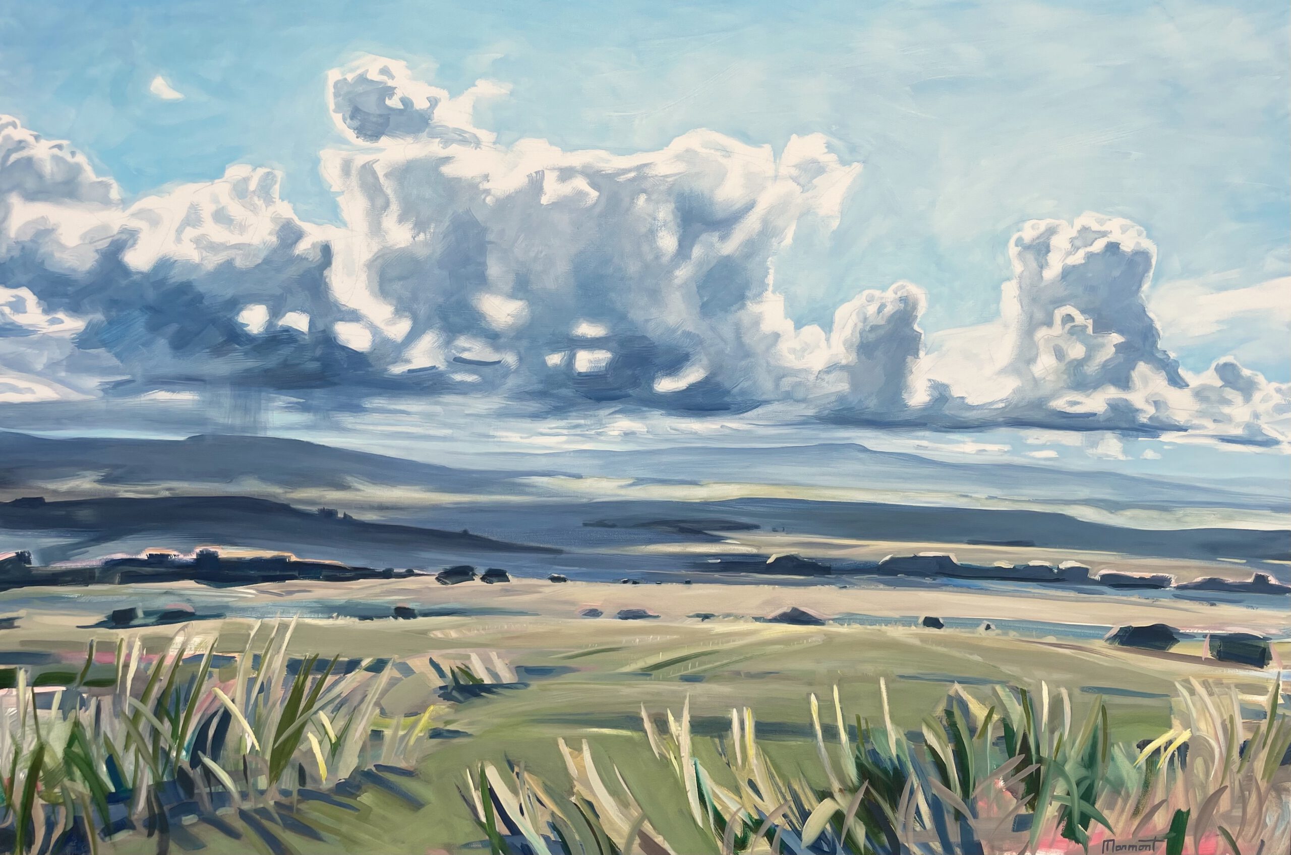 Painting by Rosanna Marmont — Going West, 2025, oil on canvas