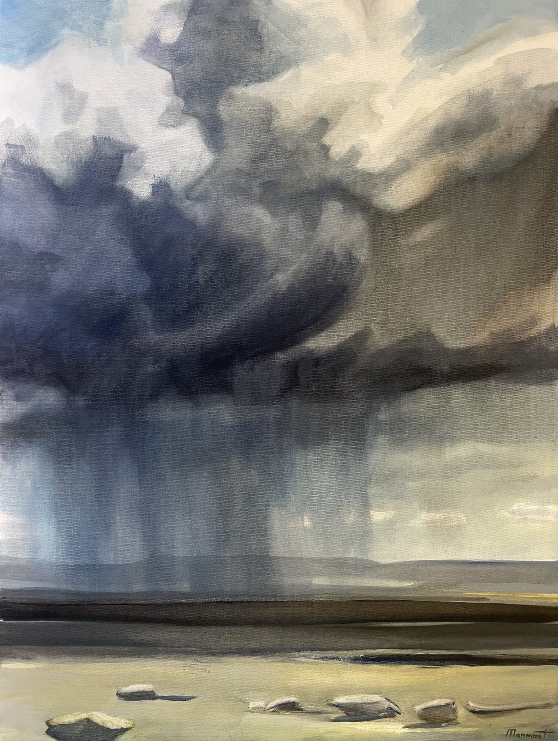 Painting by Rosanna Marmont — Light, 2022, oil on canvas