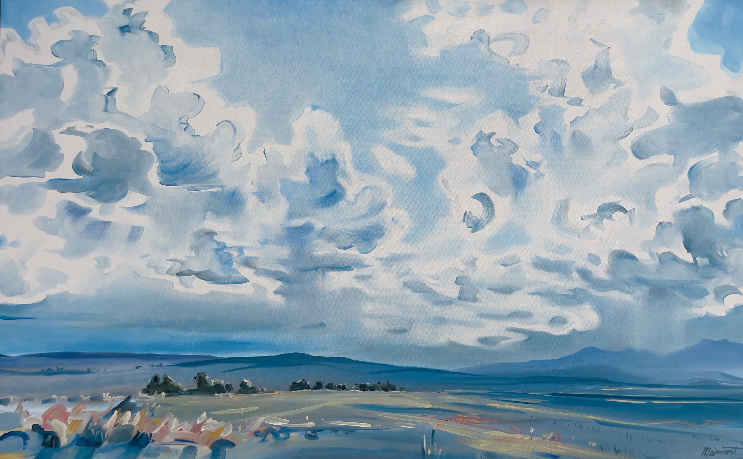 Painting by Rosanna Marmont — Midday Storm, 2025, oil on canvas