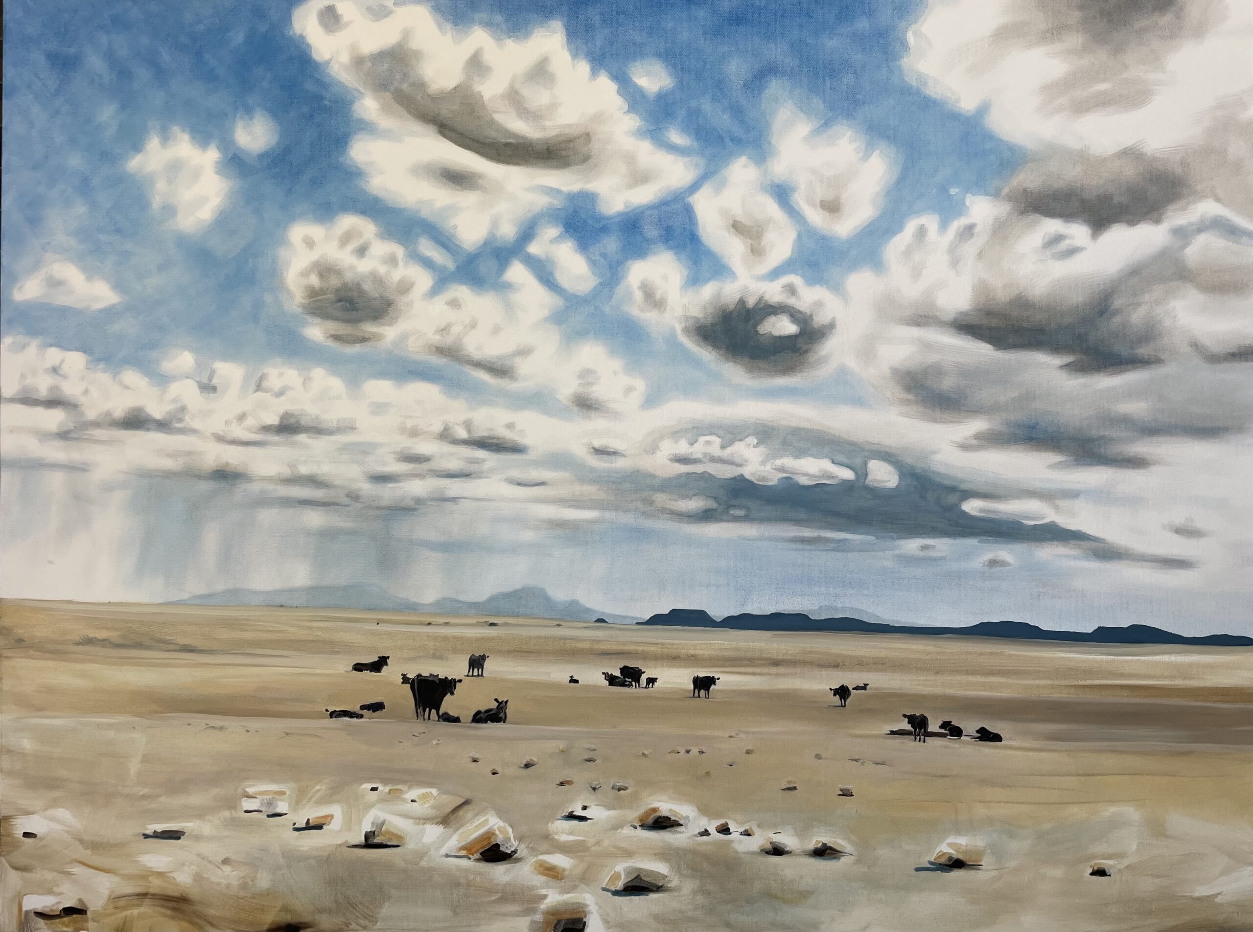 Painting by Rosanna Marmont — New Mexico, 2022, oil on canvas