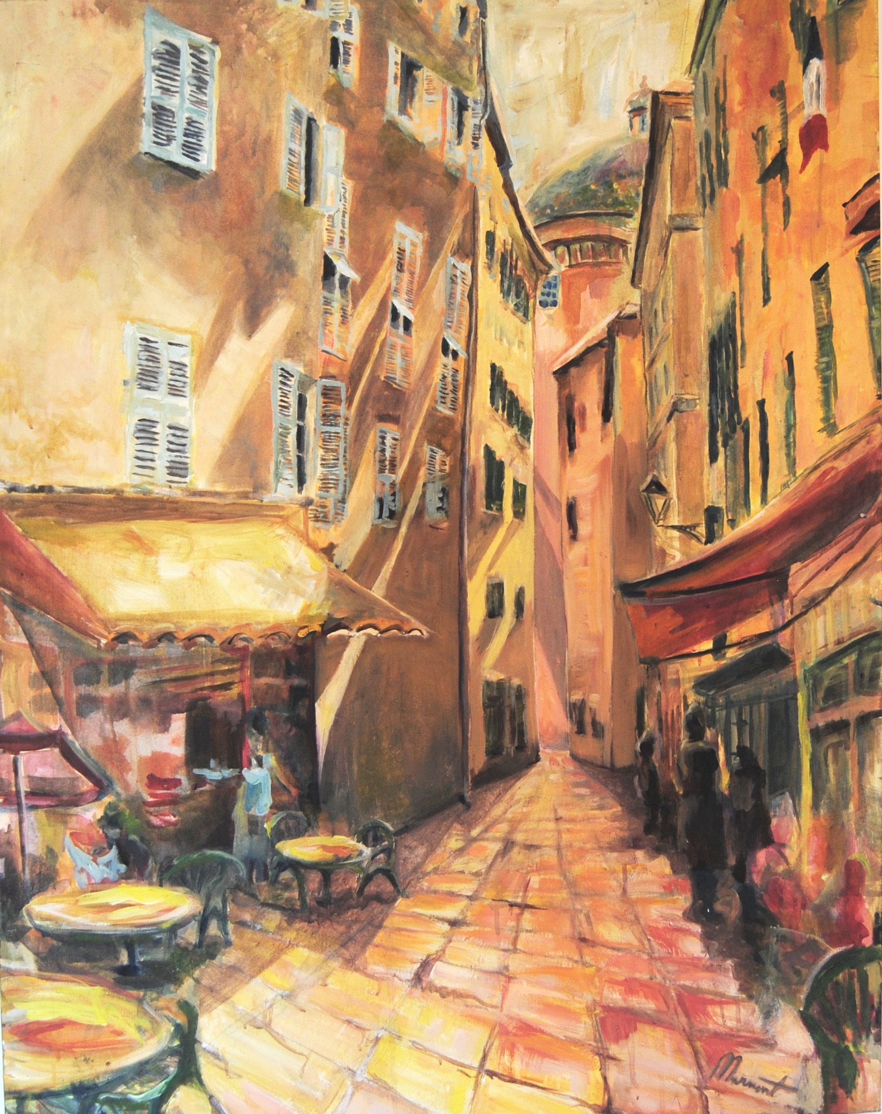 Painting by Rosanna Marmont — Nice, 2007, acrylic on canvas