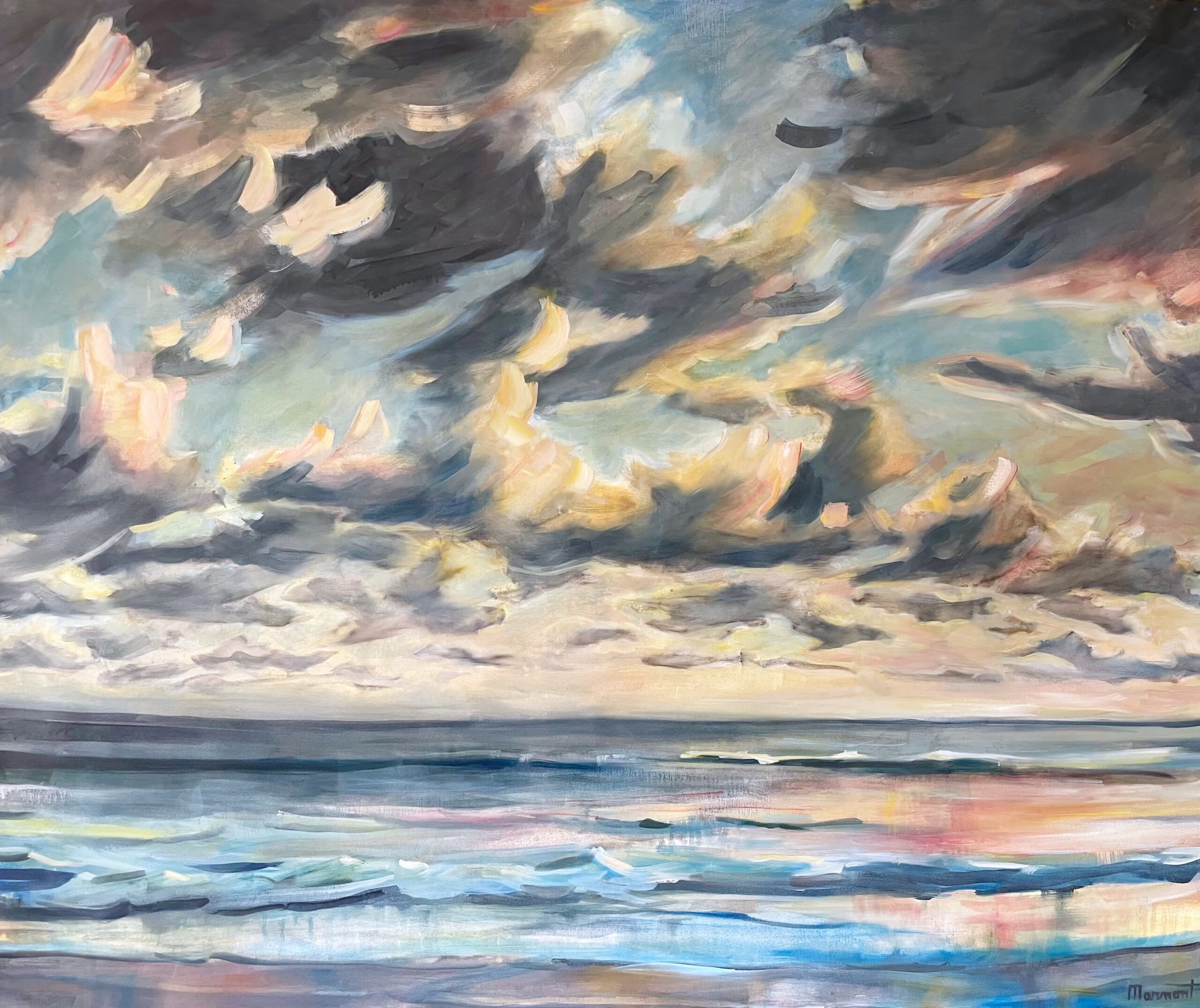Painting by Rosanna Marmont — Pacific, 2020, oil on canvas