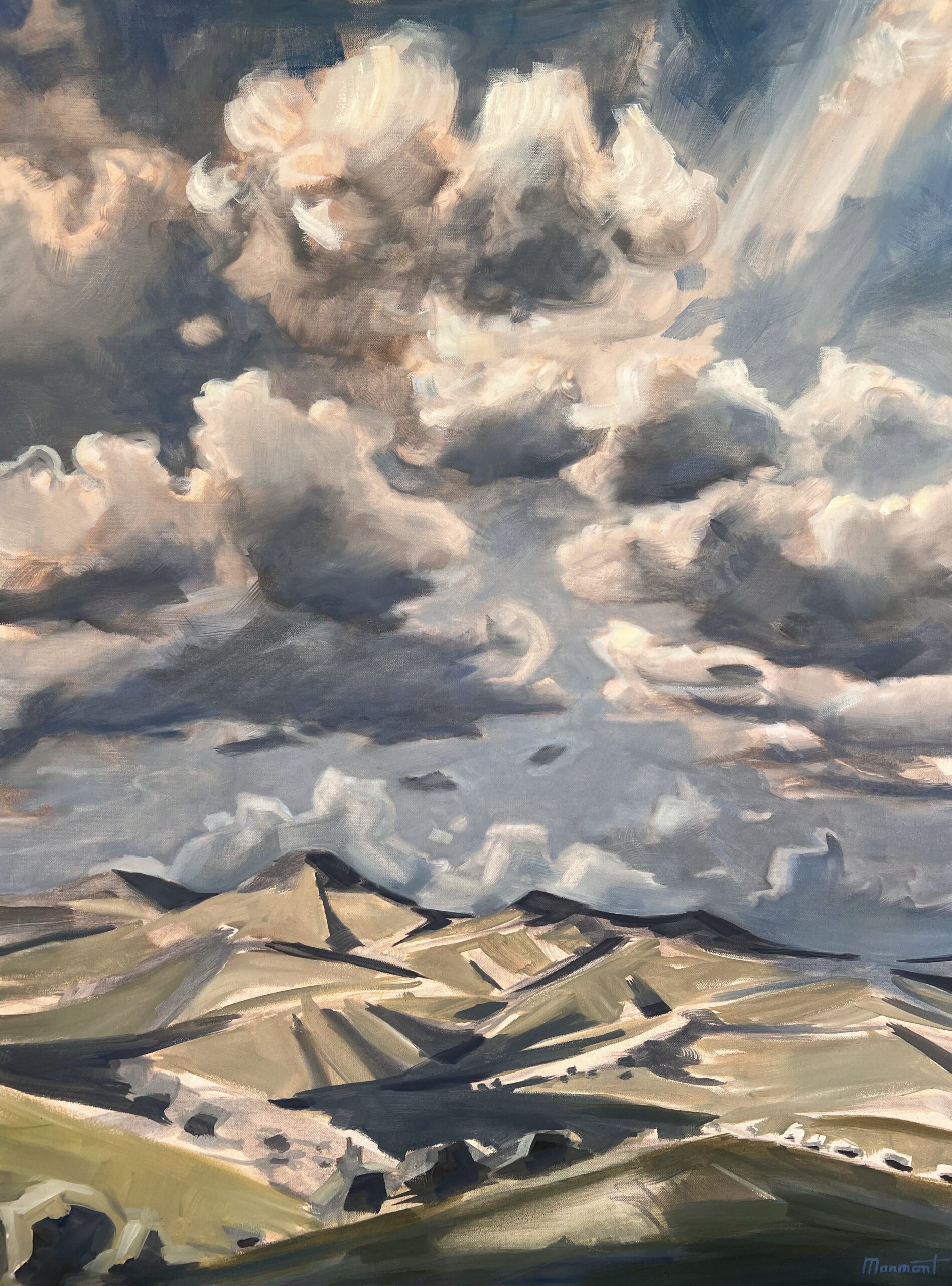 Painting by Rosanna Marmont — Southern Oaks, 2024, oil on canvas