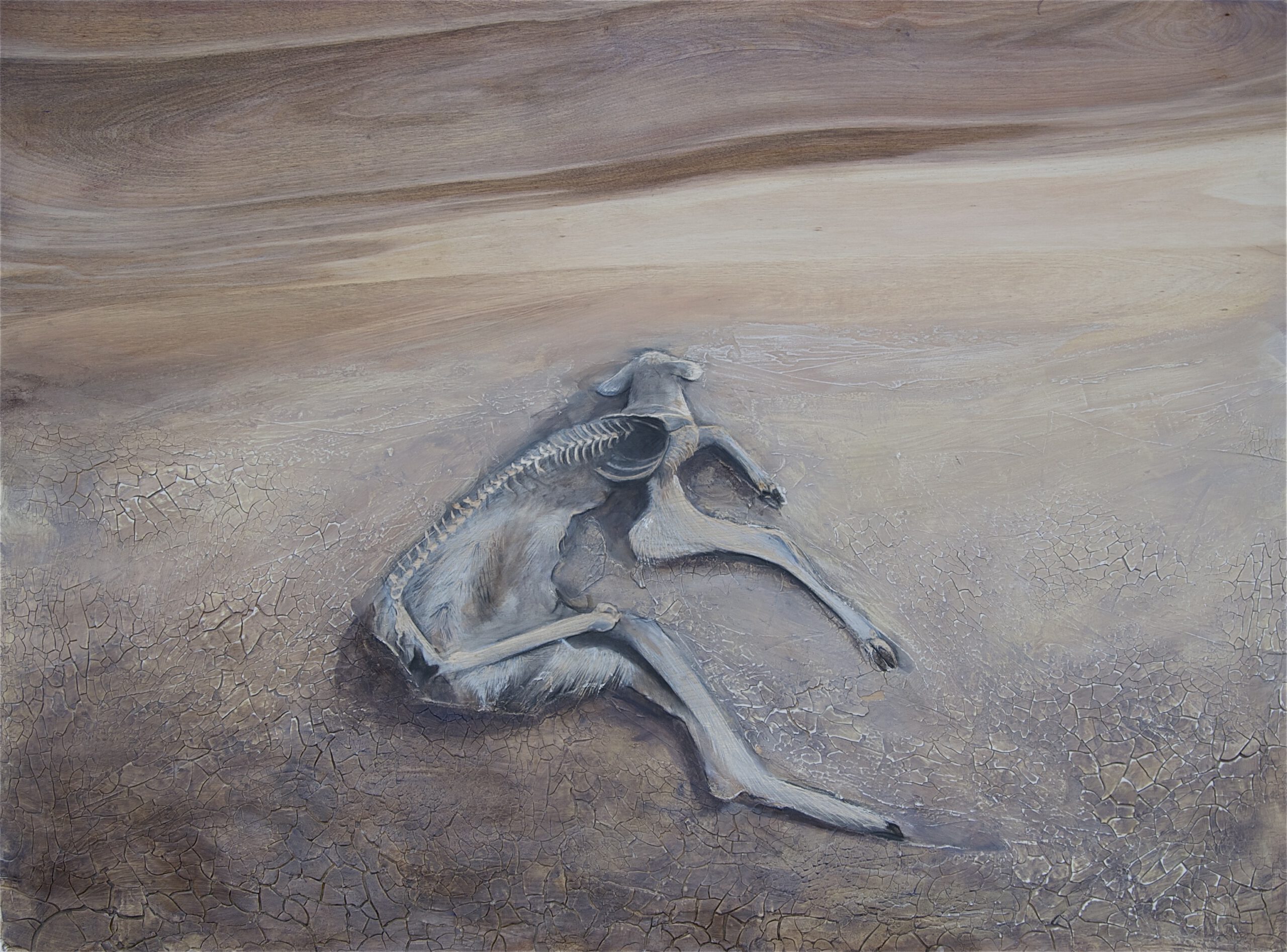Painting by Rosanna Marmont — To Elysian, 2012, mixed media on birch